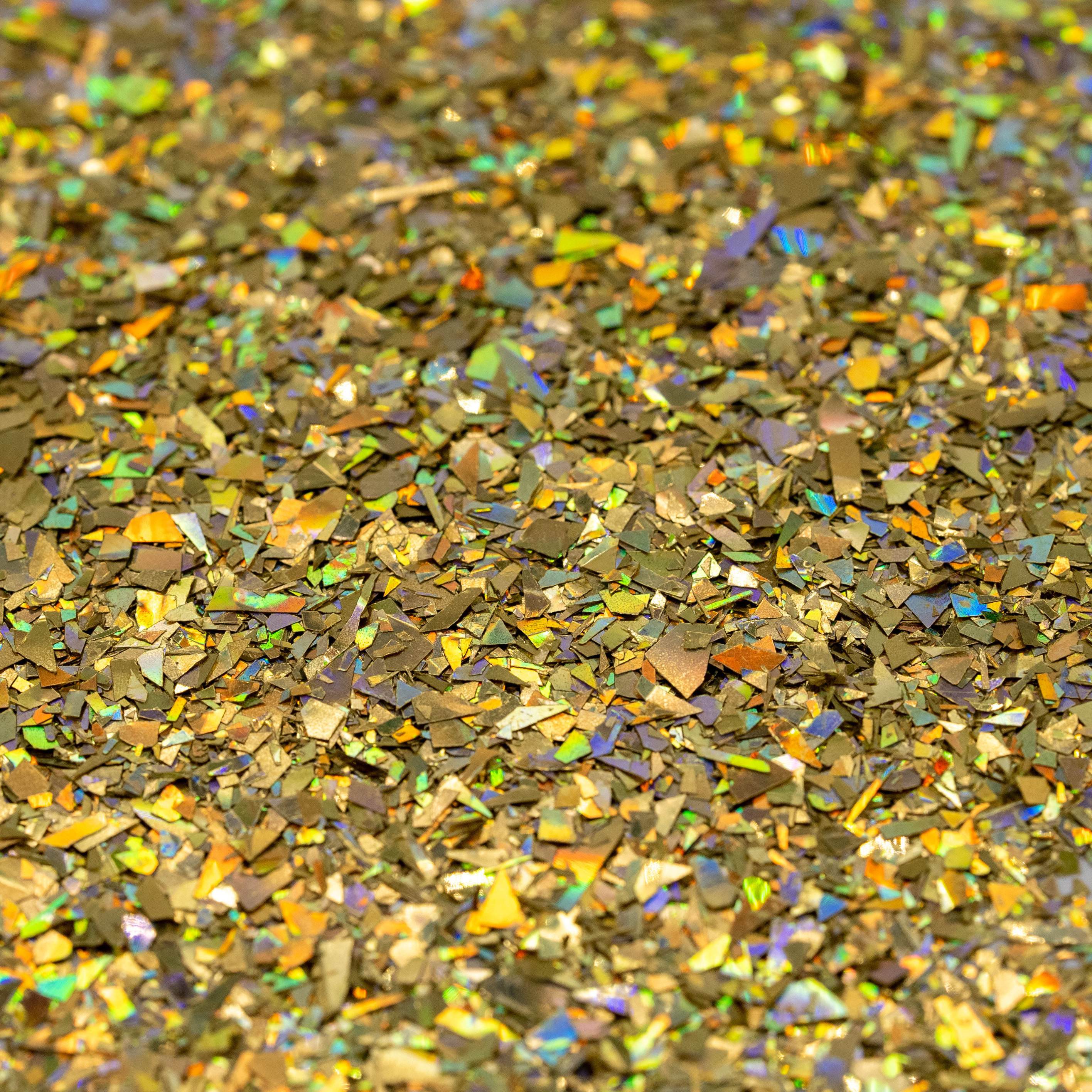 Gold Random Holographic 60g - Resi Glitter