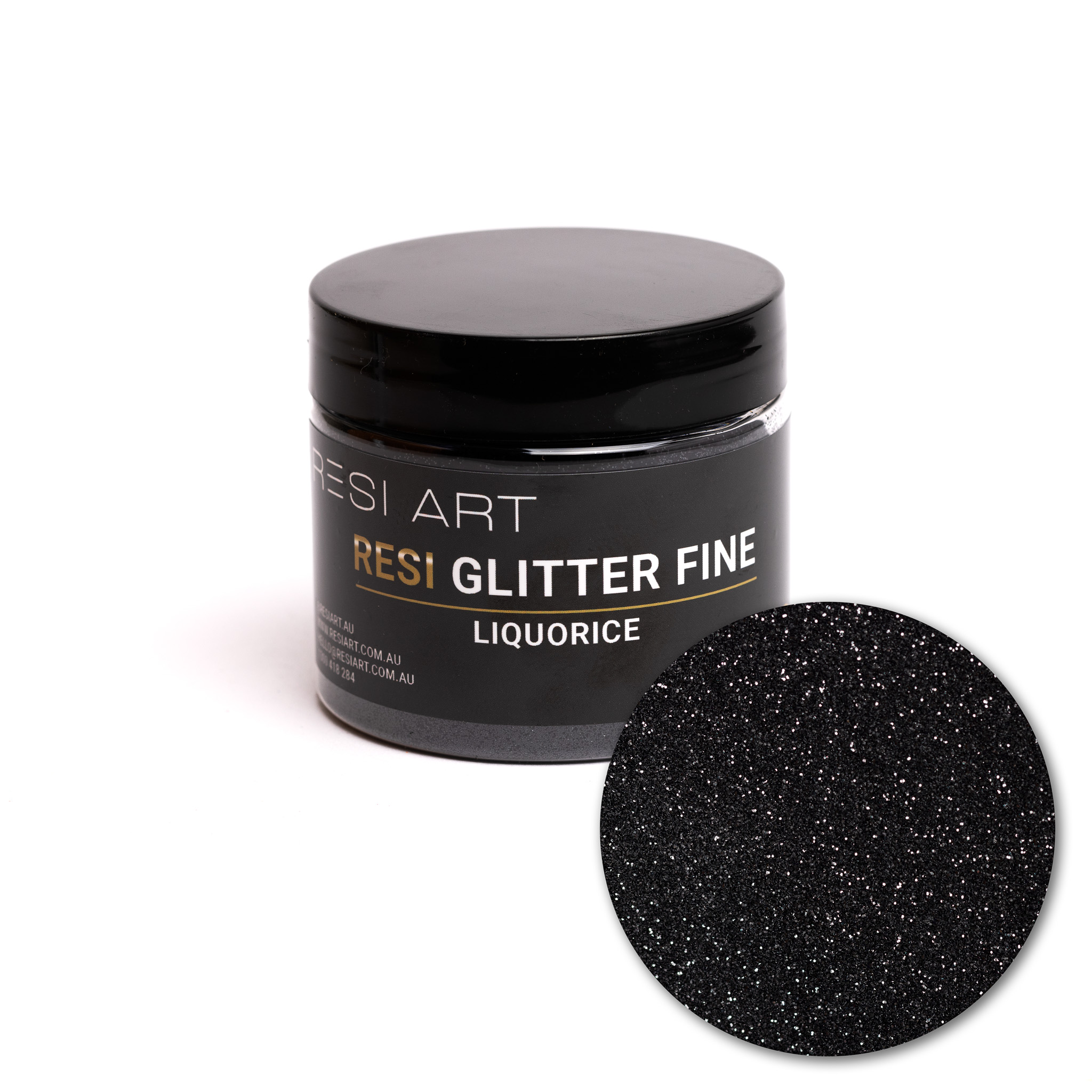 Liquorice 100g - Resi Glitter Fine