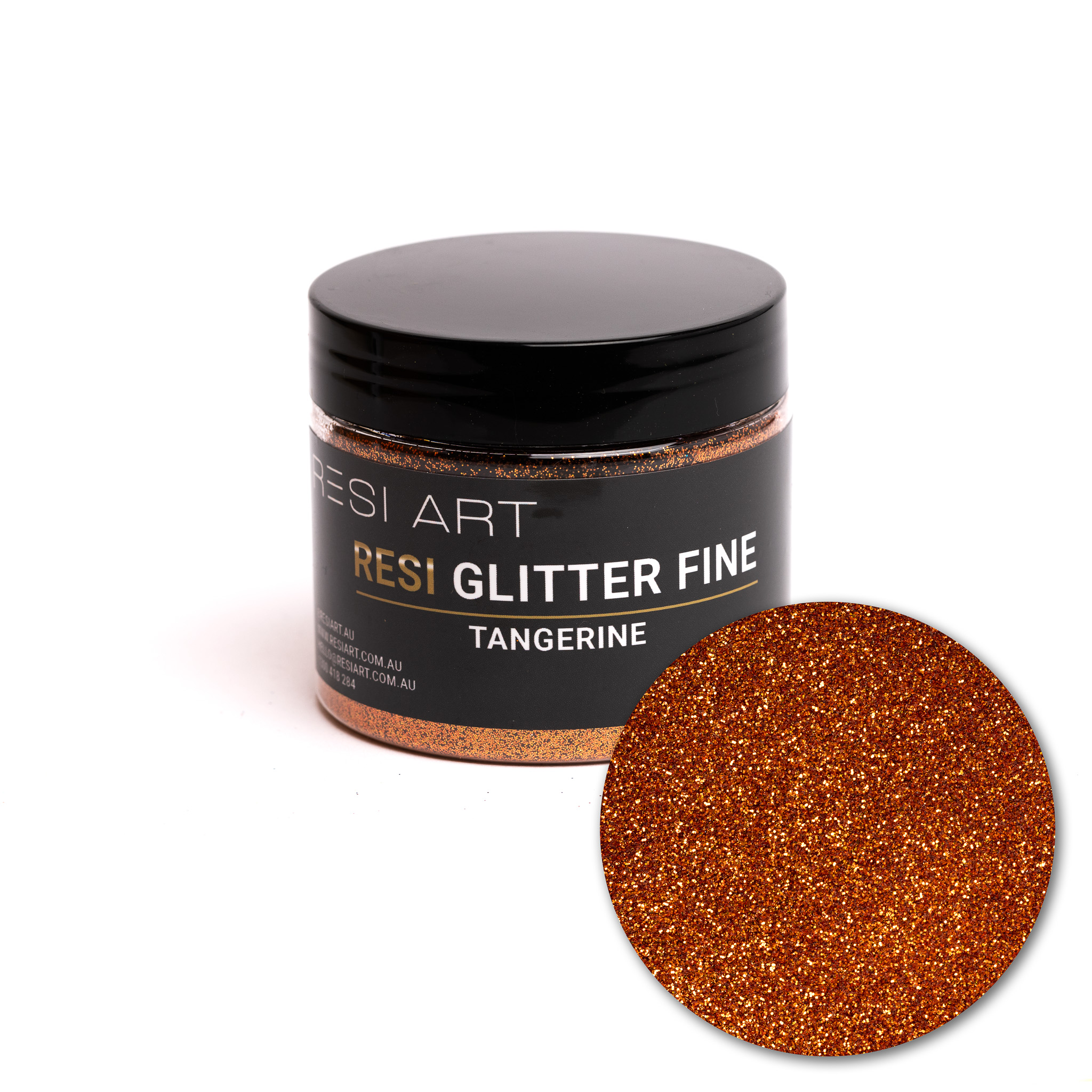 Tangerine 100g - Resi Glitter Fine